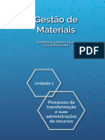 Unidade 1 - Livro 1 - Administração de Recursos Materiais e A Produção