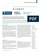 The Lancet Comission Report 2019 - The Global Syndemic of Obesity Undernutrition and Climate
