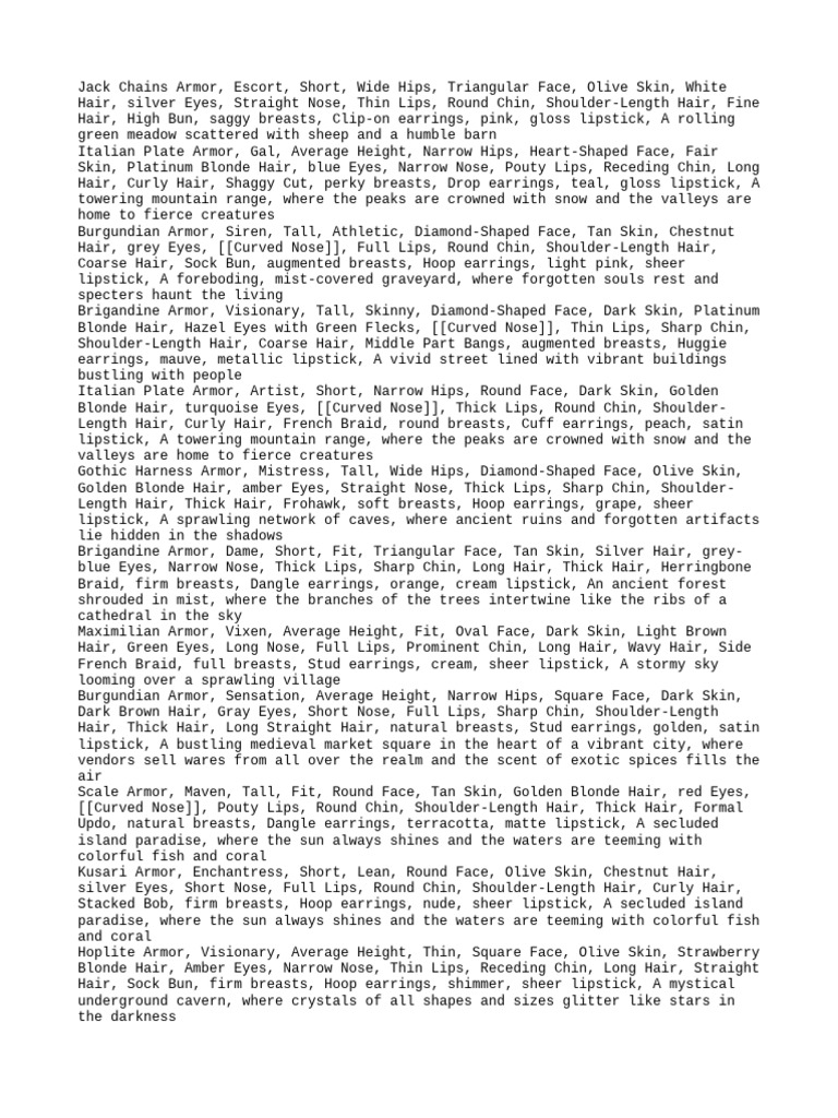 Historical Combinations PDF