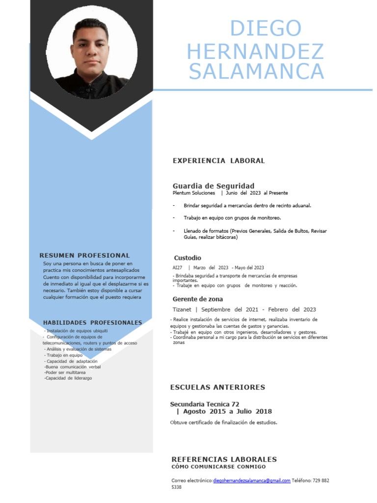 Formato CV Editable | PDF | Informática