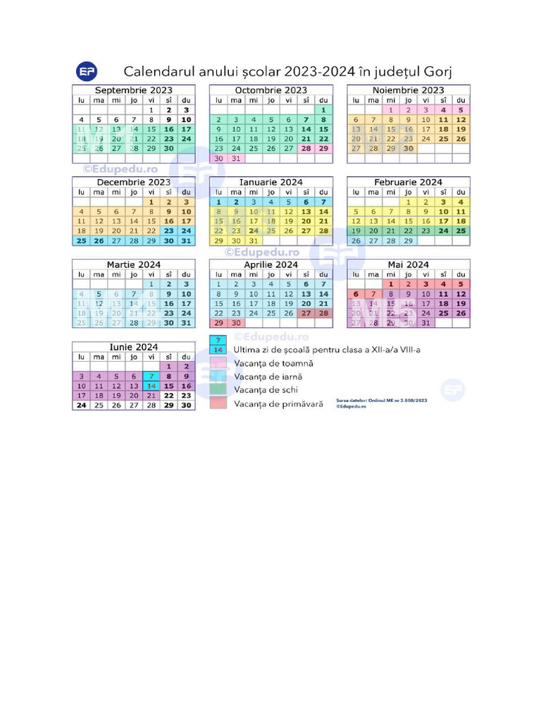 Calendar Scolar PDF