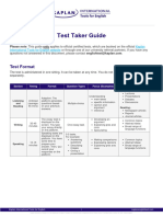Kaplan International Tools For English Offical Test Student Guide