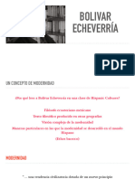 Echeverría Concepto de Modernidad PDF