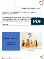 1.-8° Clase 1, Rel, OA 2 - Como Podemos Trascender