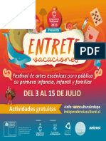 Festival Entrete 2023 Programacion 1