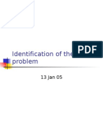 Identification of The Problem