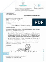 Oficio Circular N0. 057 - SDGPSBE-2023