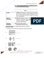 Guia Fracciones Impropias y Numeros Mixtos