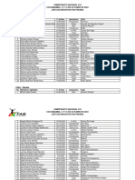 Lista X Prueba Nacional U16 2023