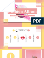 Fashion Album Powerpoint Template