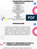 Exposición - Subt. 3.1 Modelos y Herramientas para La Formuación de Estrategias.