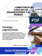 Perfil Por Competencia Del Psicólogo de Las Organizaciones y El Trabajo