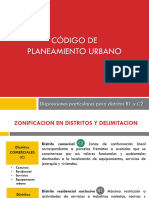 CÓDIGO DE PLANEAMIENTO URBANO R1 y C2