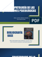Psicopatología de Las Funciones Psicológicas