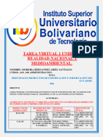 Realidad Nacional y Medio Ambiental 1 Tarea. Hecha