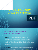 Lecture 1 - The Importance, Introduction, and Genre of Revelation