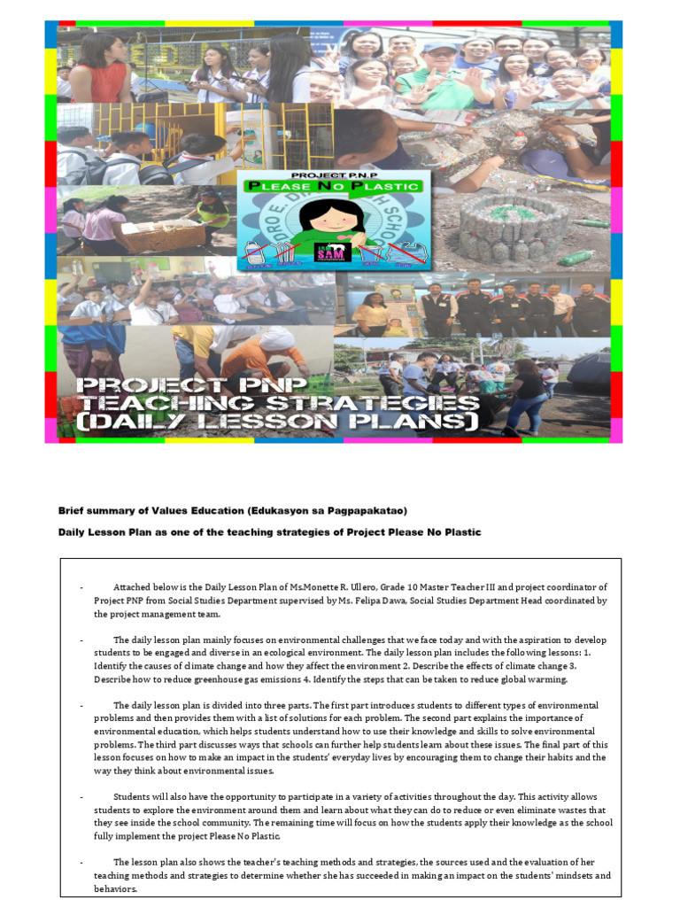 Social Studies Daily Lesson Plan PDF Lesson Plan Natural Environment