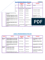 Jadual Program