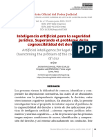 Inteligencia Artificial para La Seguridad Jurídica. Superando El Problema de La Cognoscibilidad Del Derecho