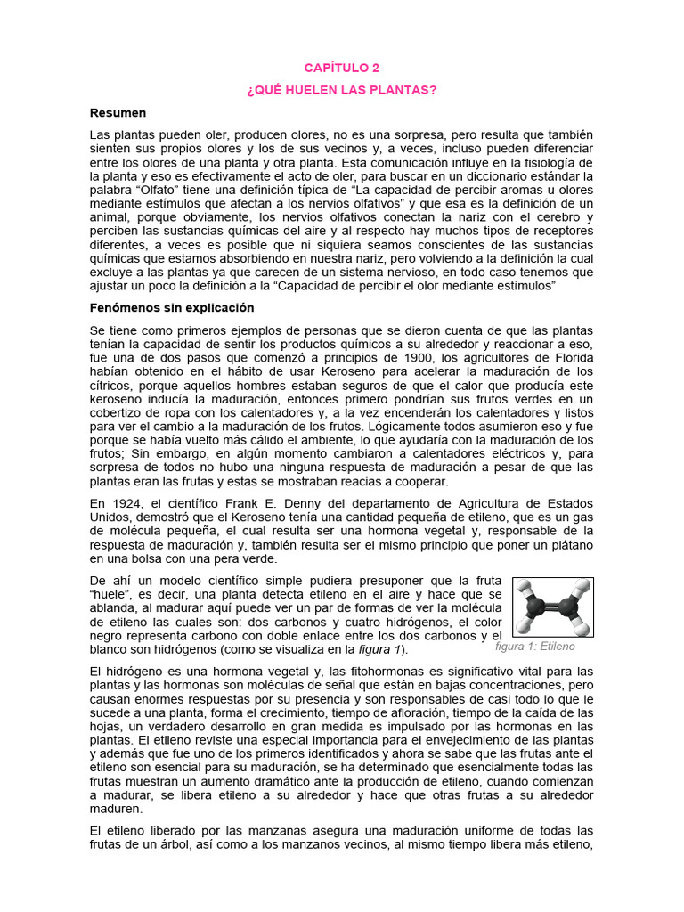 RESUMEN - CAPÍTULO 2 y 3 | PDF | Hormona Vegetal | Fruta