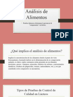 Presentación Análisis - de Alimentos