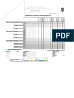 Cronograma de Servicio Comunitario Excel