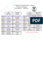 Schedules - S23-Ewa 1