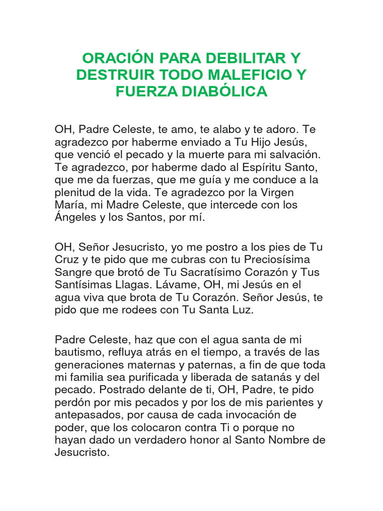 ORACIÓNES | PDF