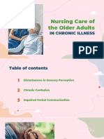 Nursing Care of The Older Patient in Chronic Illness