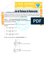 Transformación de Sistemas de Numeración para Sexto de Primaria