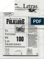 Revista de Folklore - 100 Ejemplares (1989)