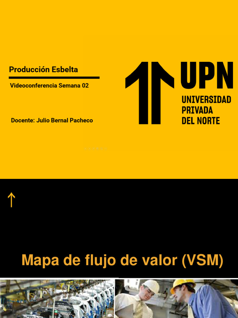 Semana 2 - Mapa de Flujo de Valor (VSM) - 2022 Upn | PDF | Inventario ...