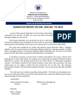 narrative report MR AND MS TIS 2019