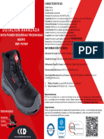 Ficha Bota Pioner Seguridad Tridensidad Negro 707509