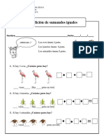 Adición de Sumandos Iguales 2