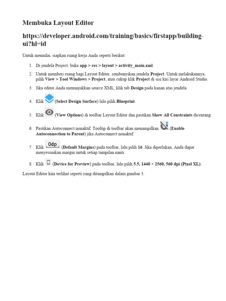 Memahami Layout Editor di Android | PDF | Komputer