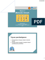 Biologi Umum 04 - Metode Ilmiah