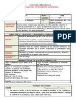 Sesión de Aprendizaje para Analizar