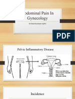 Abdominal Pain in Gynecology Non Pregnant