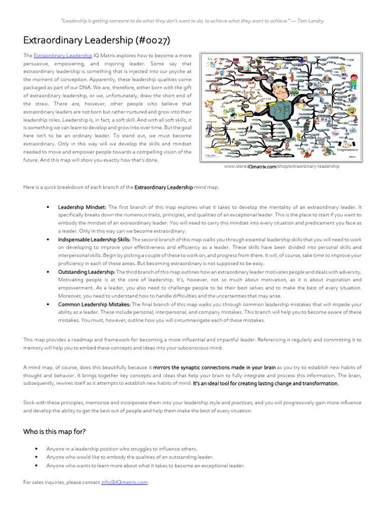 0027 Extraordinary Leadership About Pdf