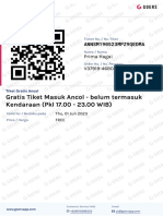 (Venue Ticket) Gratis Tiket Masuk Ancol - Belum Termasuk Kendaraan (PKL 17.00 - 23.00 WIB) - Tiket Gratis Ancol - V37919-46B0266-568