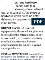 Lesson 2 Input Output Device