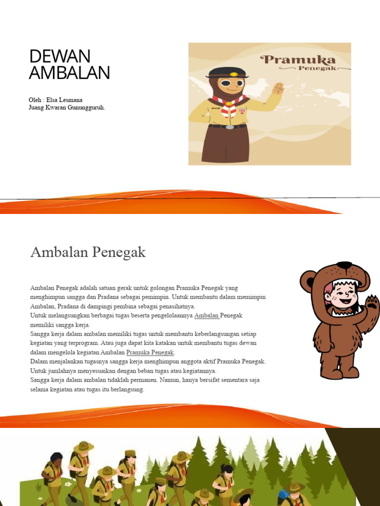 Dewan Ambalan | PDF | Karier & Perkembangan