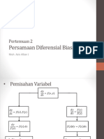 MTK 1 (Pert 2) PDB Orde 1 Pemisahan Variabel