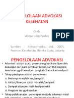 Pengelolaan Advokasi, K.6