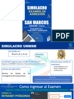 Instructivos Simulacro San Marcos