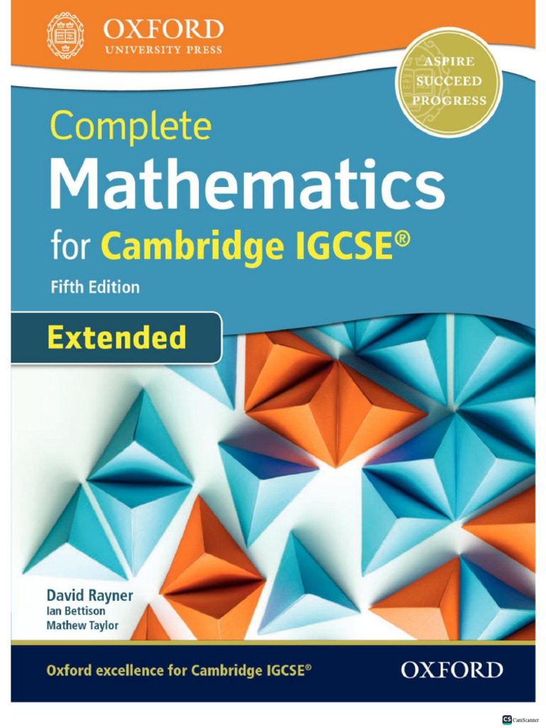 IGCSE Meth Textbook | PDF