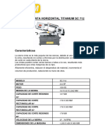 Ficha Tecnica Sierra Cinta