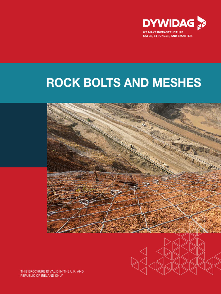 DYWIDAG GT UK Rock Bolting and Meshes 1 | PDF