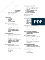 Project Management NOTES